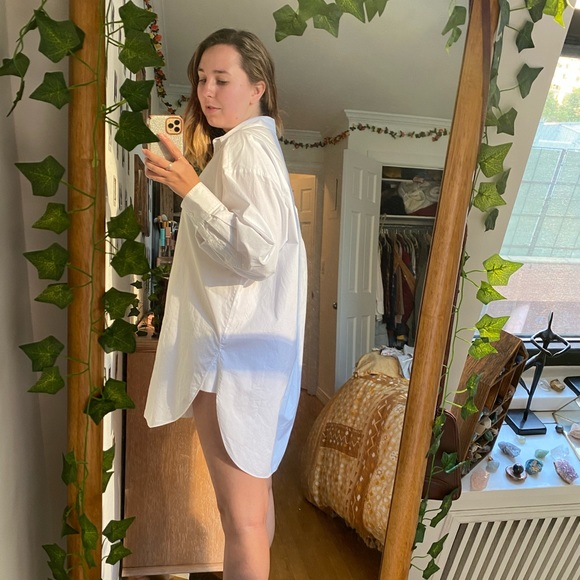 NWOT & Other Stories White Button-Up Shirt - Picture 5 of 6